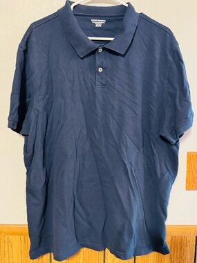 Amazon Essentials Men’s XXL Navy Short-Sleeve Polo Shirt